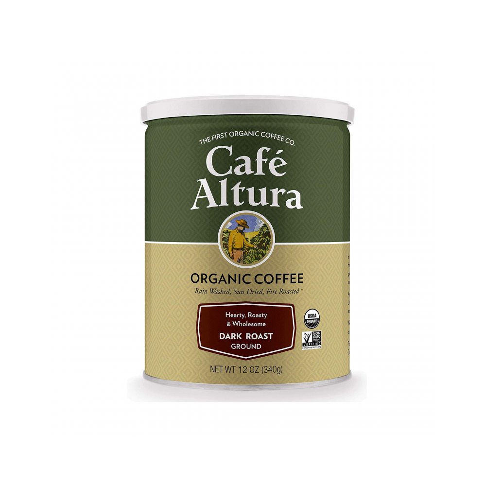 Cafe Altura Dark Roast, Ground 12 oz