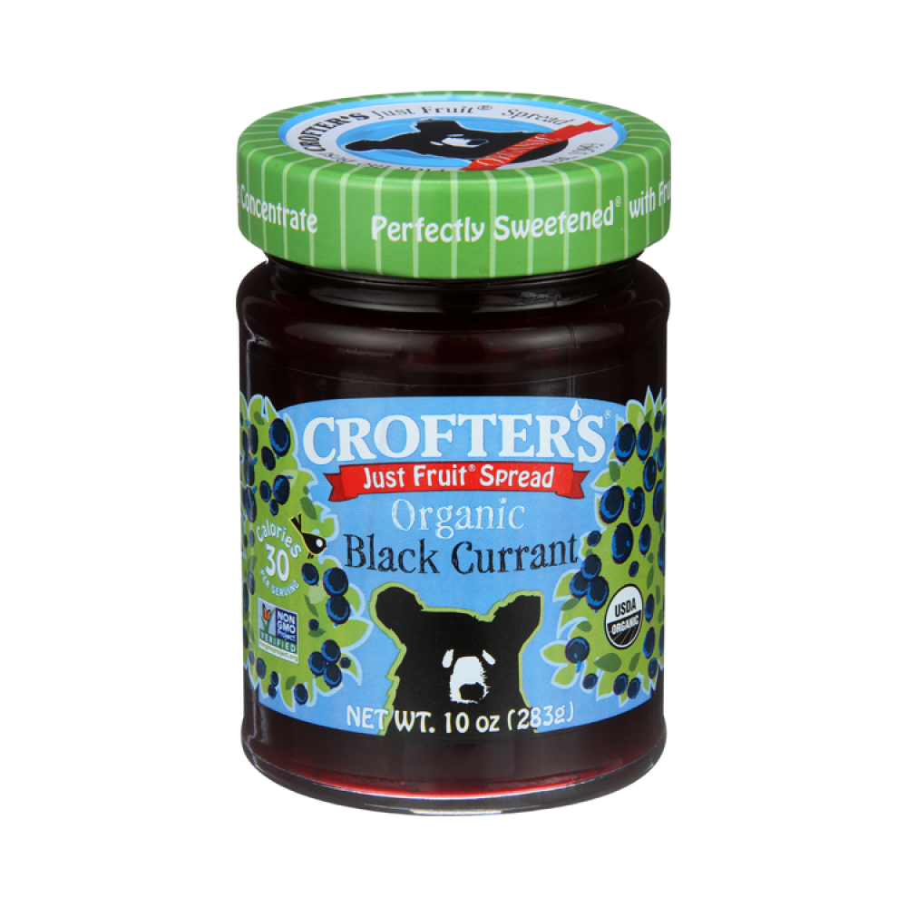 Crofter's Just Fruit Spread Black Currant 10oz