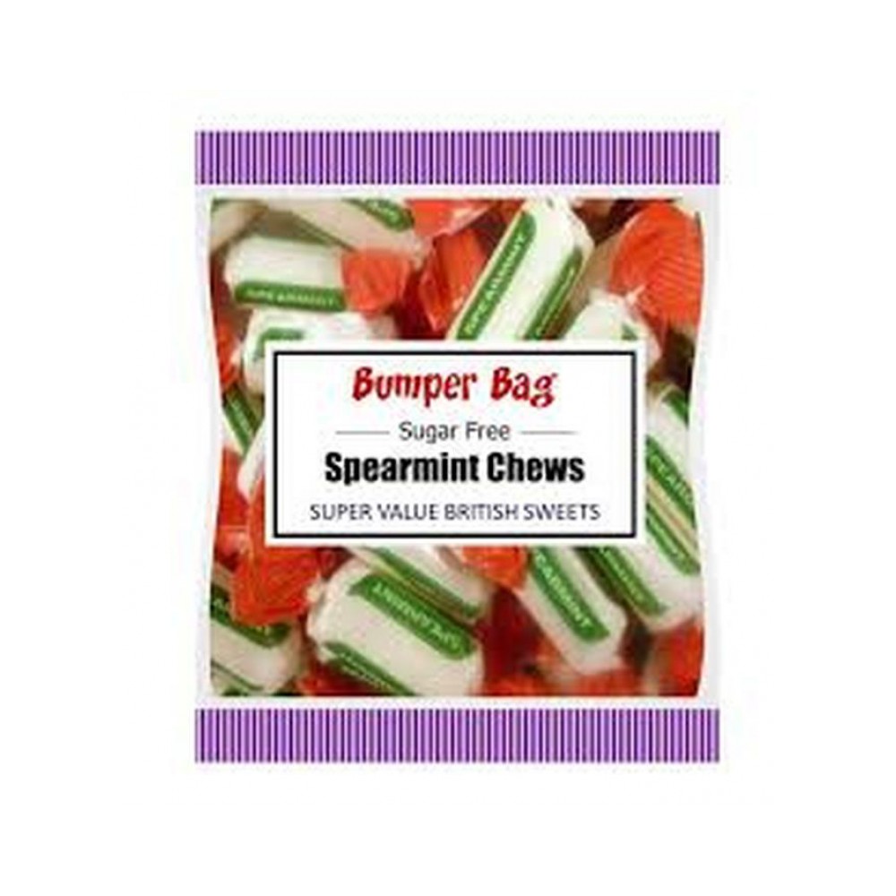 Bumper Bag Sugar Free Spearmint Chews 110g
