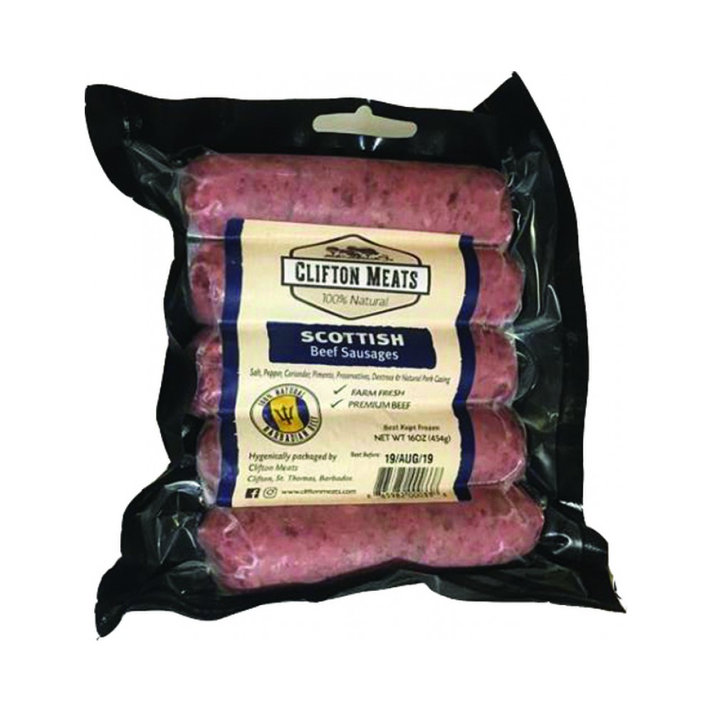 Clifton Meats - Scottish Beef Sausage 454g