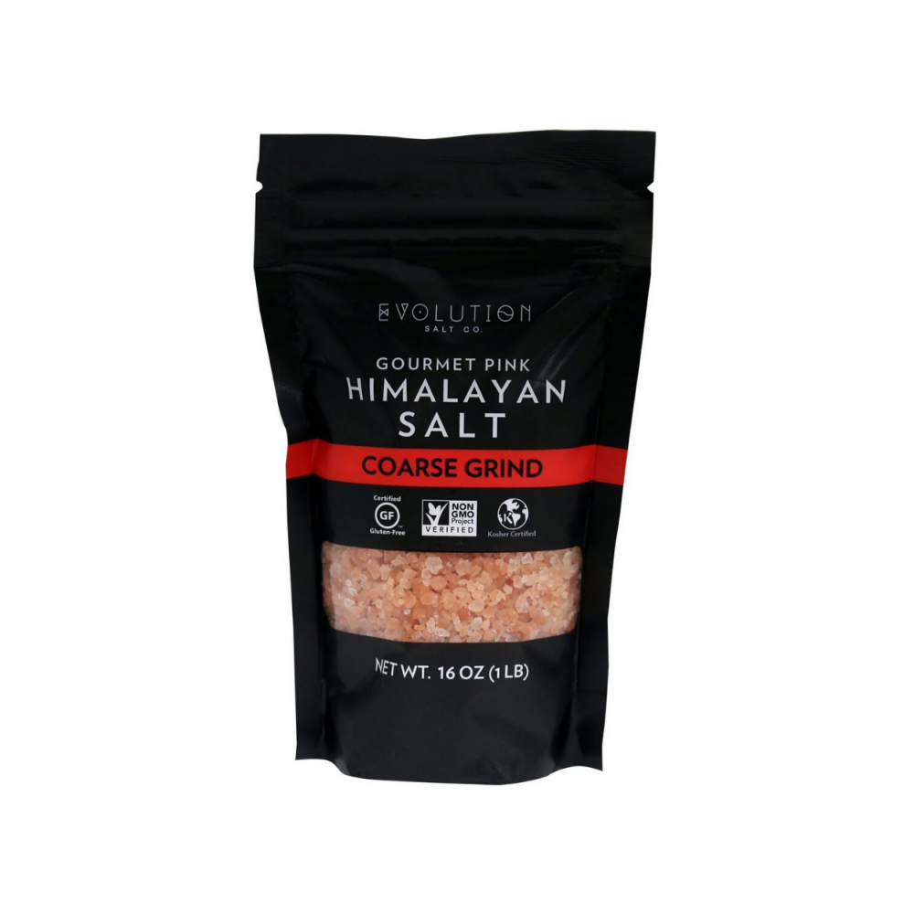 Evolution Salt Gourmet Pink Himalayan Coarse Grind 16 oz