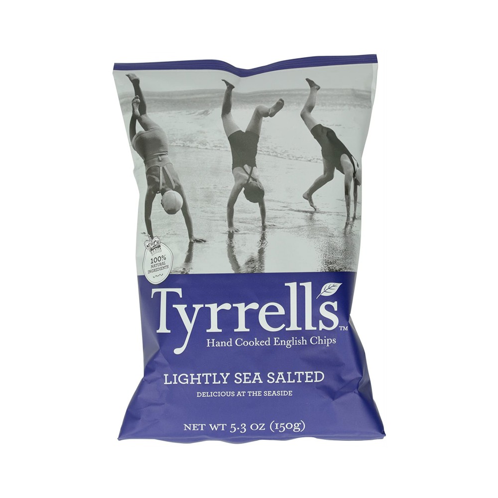 Tyrells lightly sea salted crisp 24 x 40gr