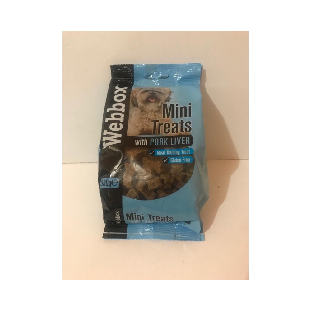 Webbox Mini Pork Liver Treat 300g