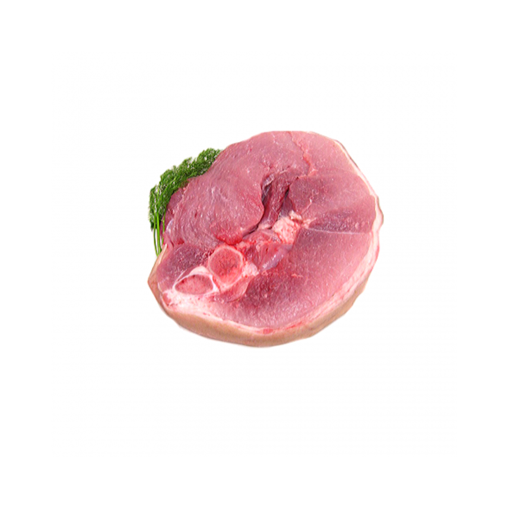 Pork leg steak per kg