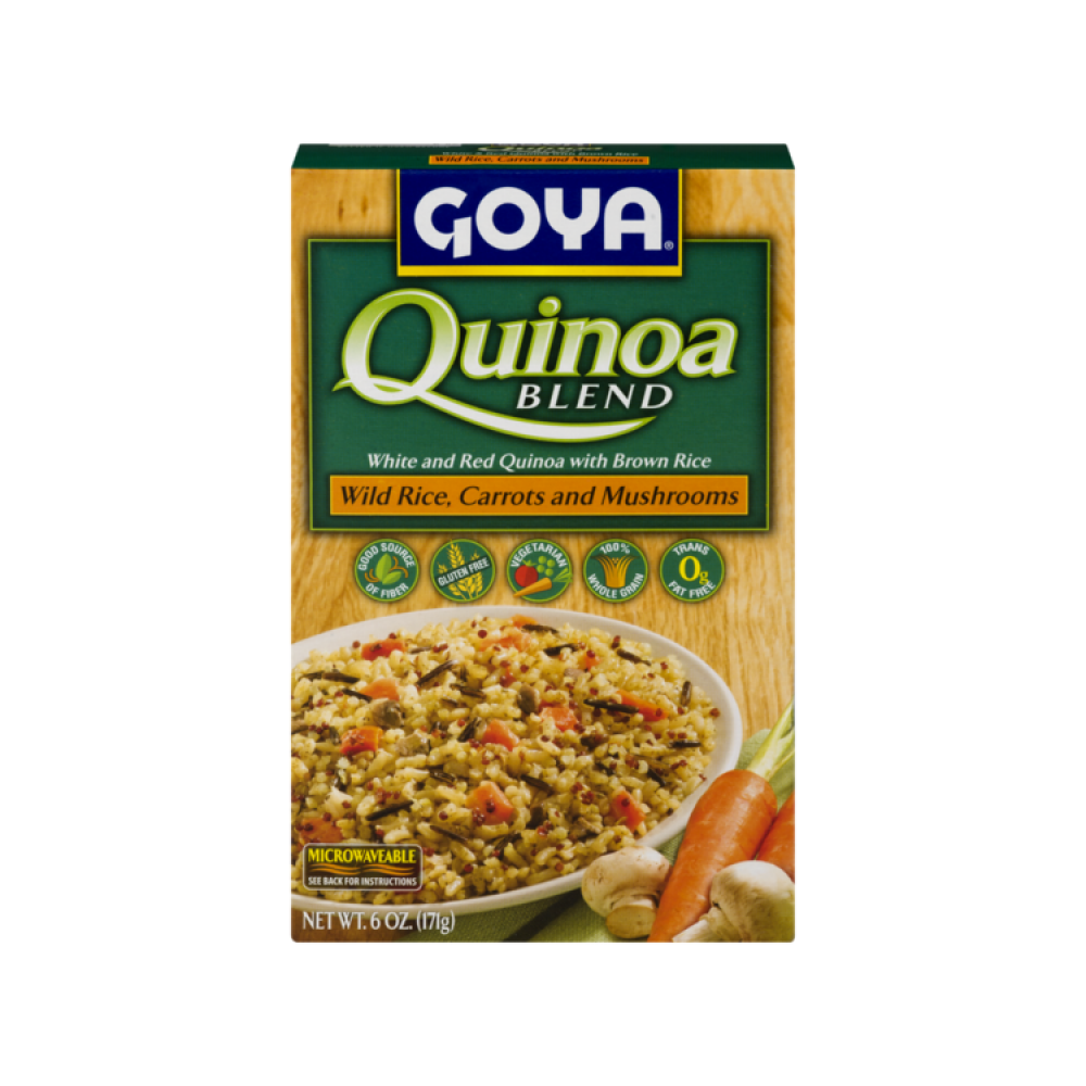 Goya Quinoa Blend W B/Rice Carrots & Mushrooms 6oz