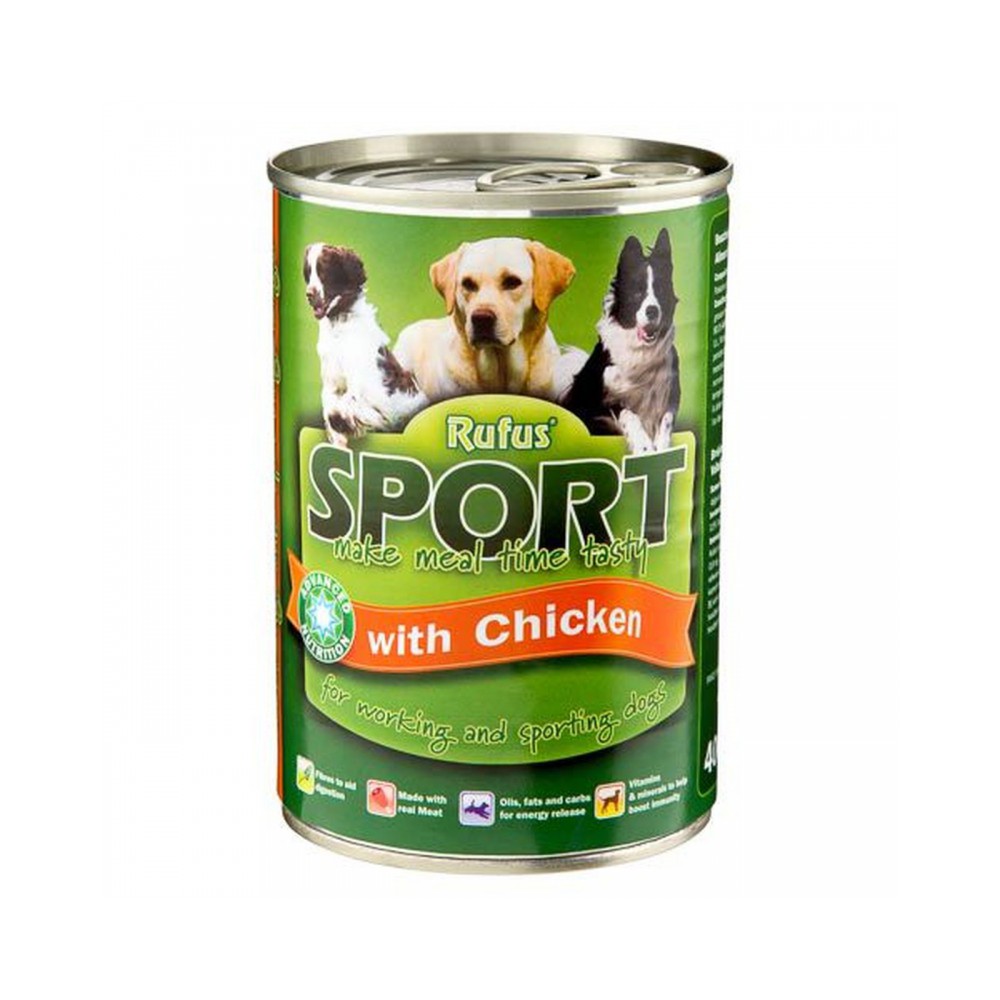 Rufus Canned Dog Food Chicken 415g