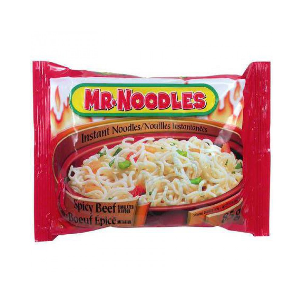 Mr. Noodles Ramen Noodles (Spicy Beef) 24 x 85g