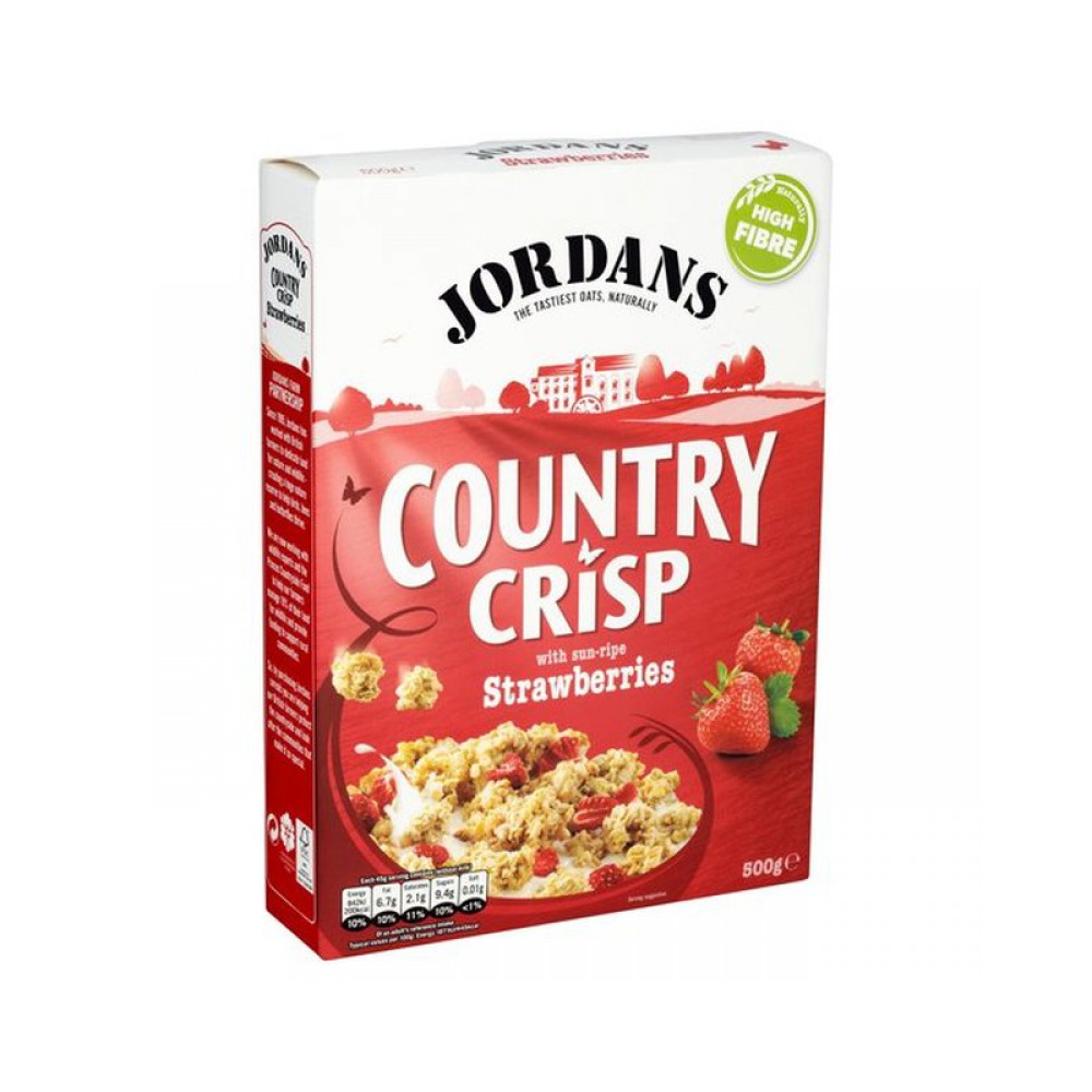 Jordans Country Crisp with Strawberries 500g
