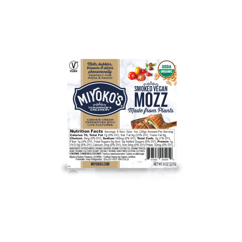 Miyoko Smoked Vegan Mozzarella Cheese