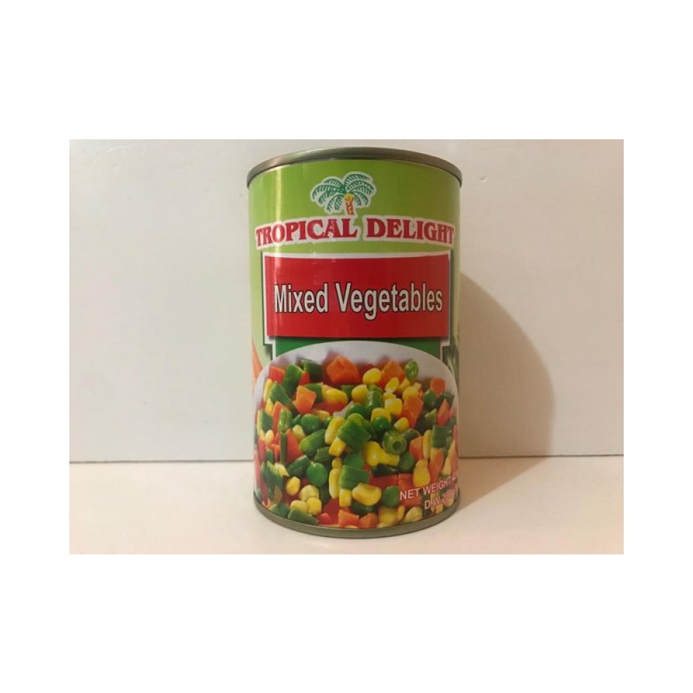 Tropical Delight Brand Canned Mixed Vegetable 425g