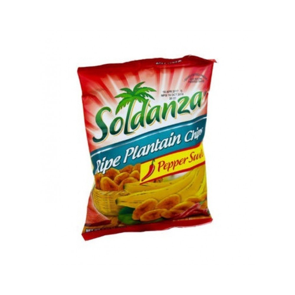 Soldanza Plantain Chips Pepper Sweet 1.50 oz