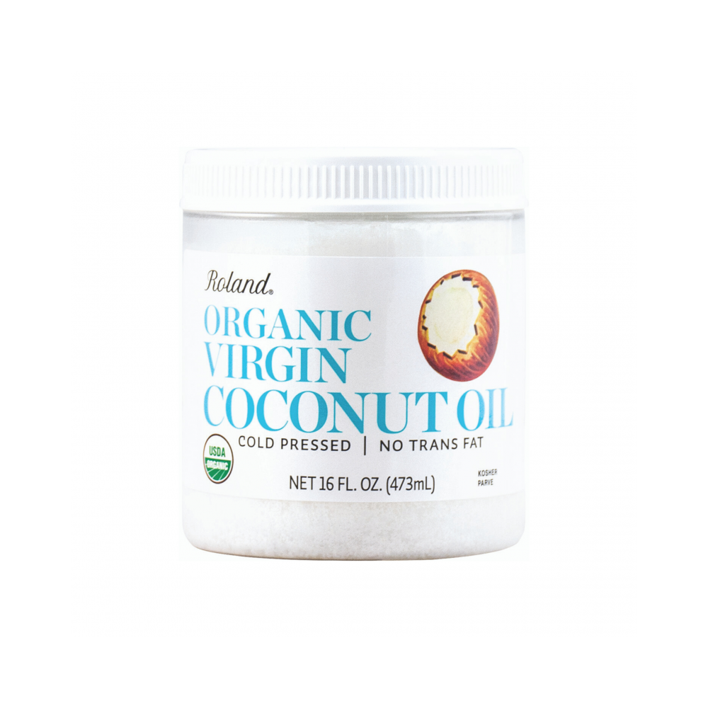 Roland virgin coconut oil cold pressed 16 oz