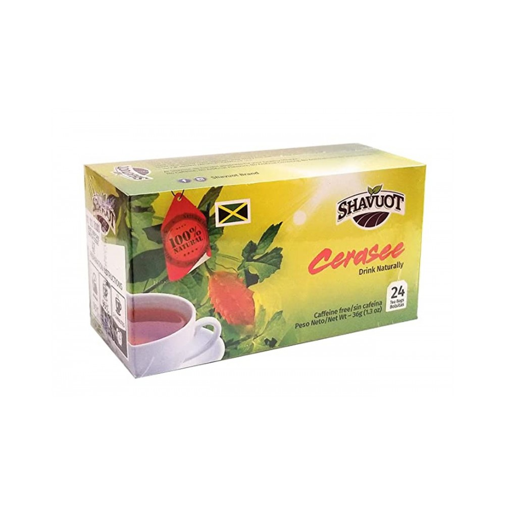 Shavuot Brand Jamaican Herbal Tea- Cerasee Bags 24s
