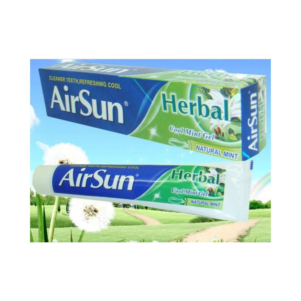 Air Sun Herbal Cool Mint Gel Toothpaste 120g