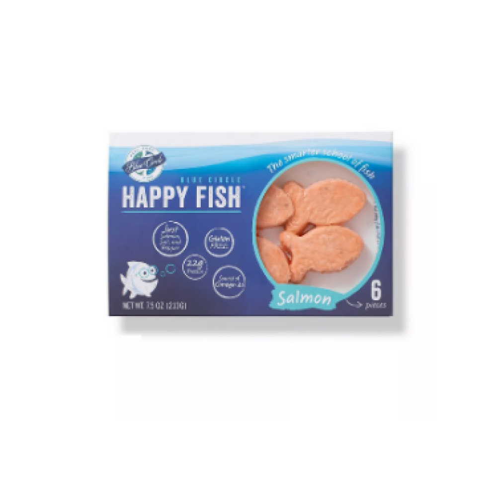 Blue circle foods happy fish salmon 7.5 oz