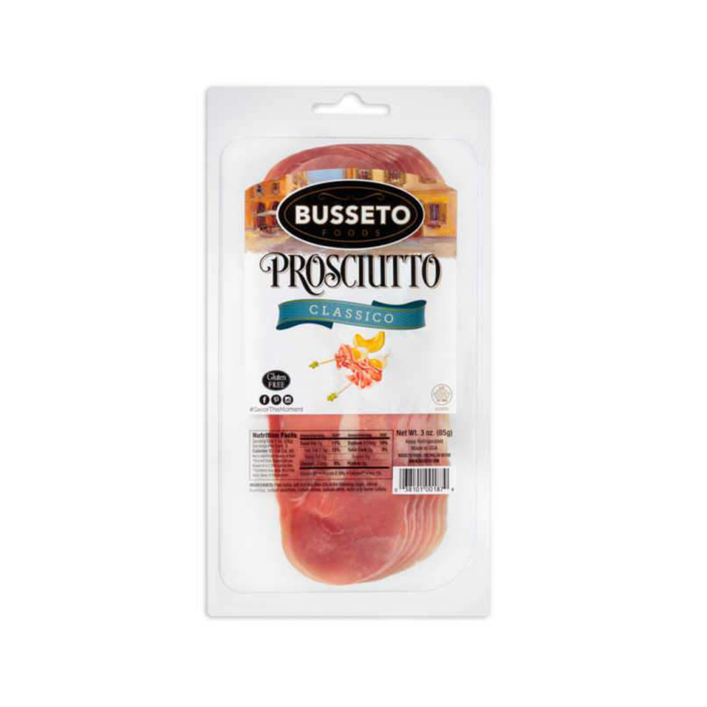 Busseto prosciutto sliced 3 oz