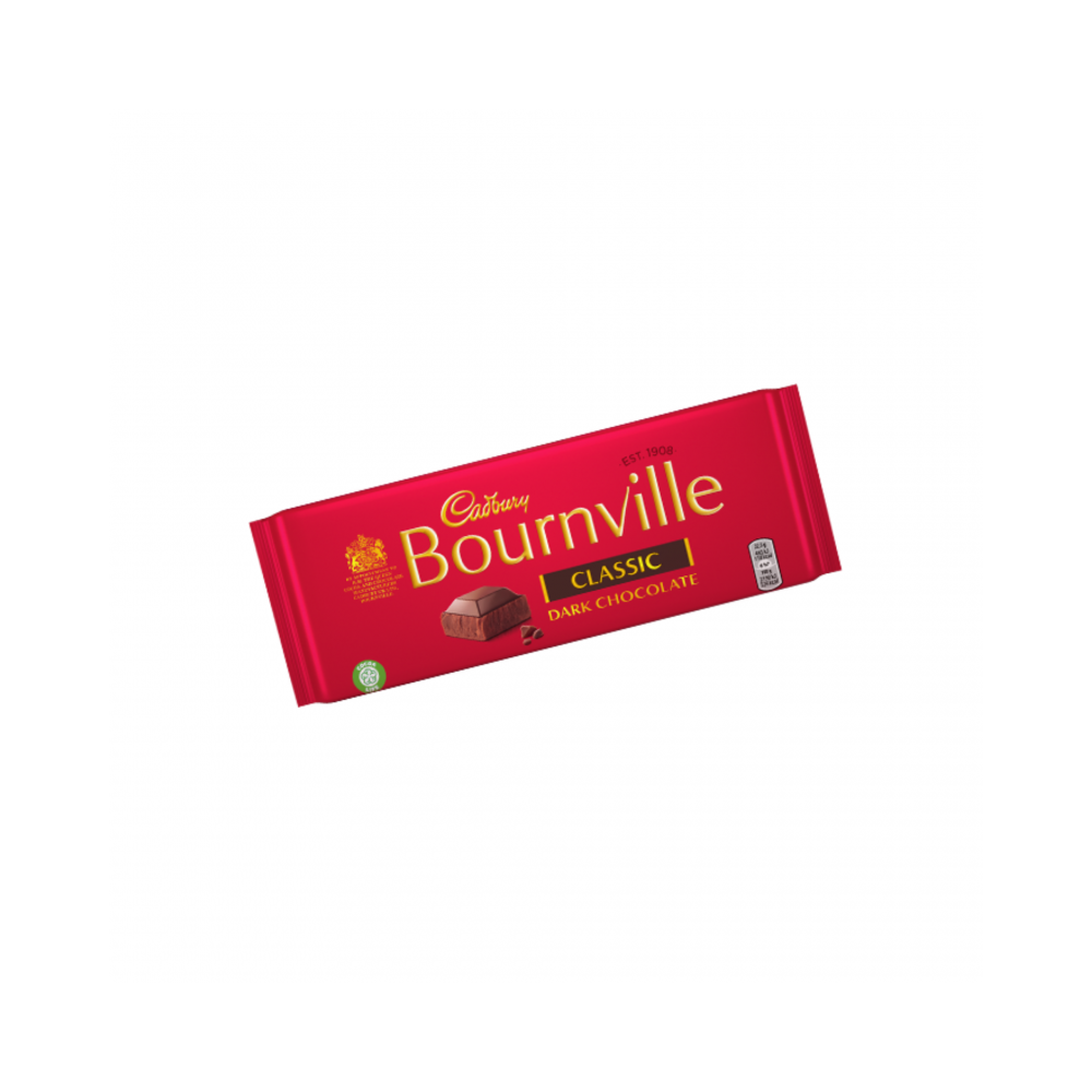 Cadbury bournville classic dark chocolate 180 g