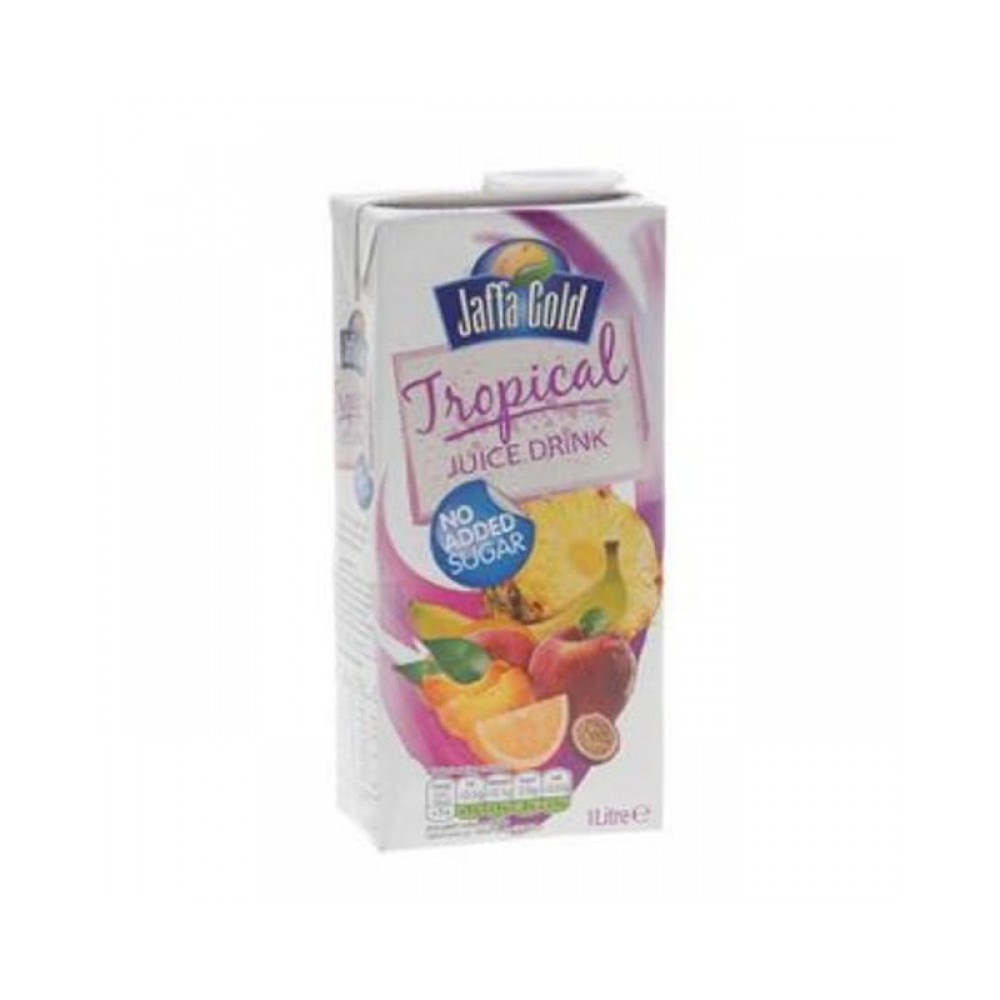 Jaffa Gold tropical No Added SUgar Juice Drink Carton 1 Ltr