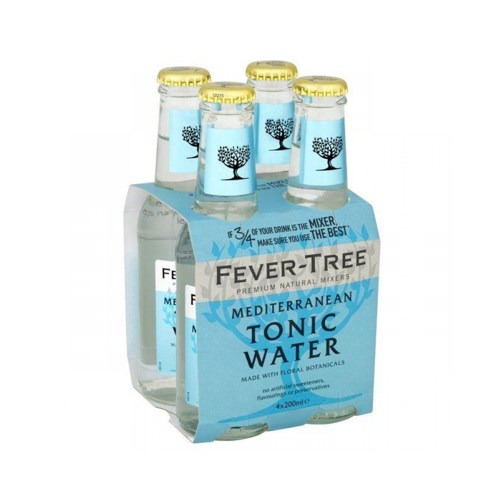 Fever Tree Mediterranean Tonic Water 4-Pack