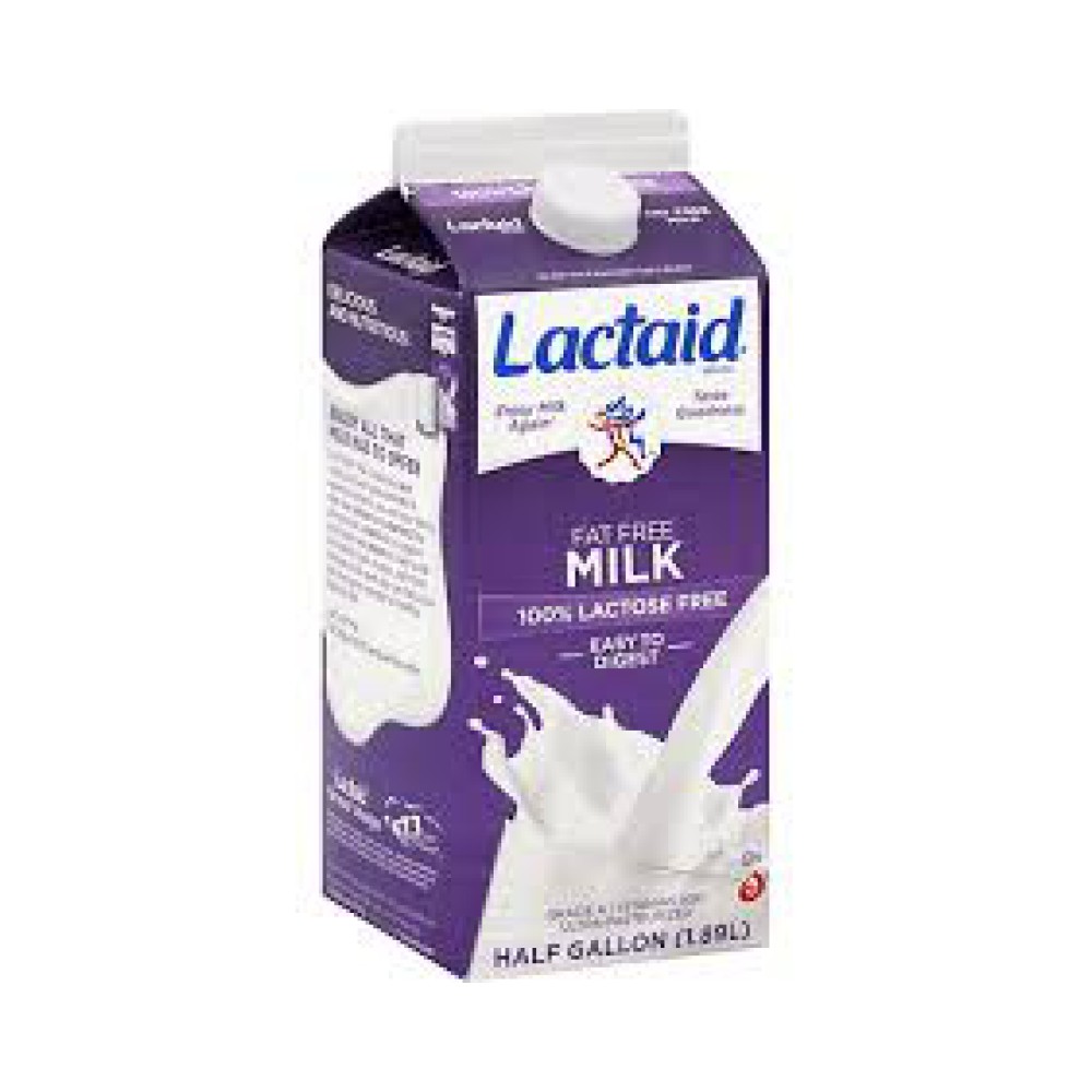 Milk lactaid fat-free .5gal