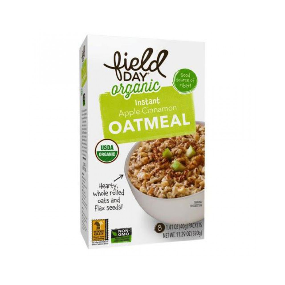 Field Day Apple Cinnamon Instant Oatmeal 11.3 oz