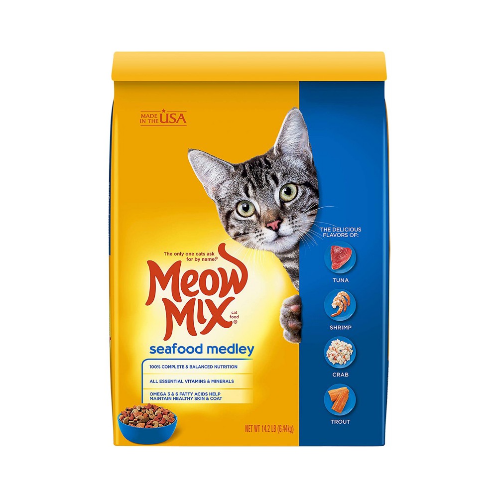 Meow Mix Cat Chow 3.15lb/1.42kg x 4