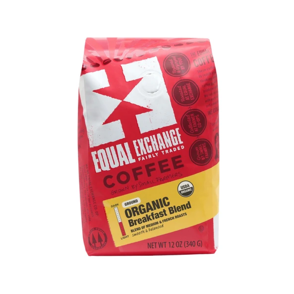 Equal Exchange Breakfast Blend, Whole Bean 12 oz