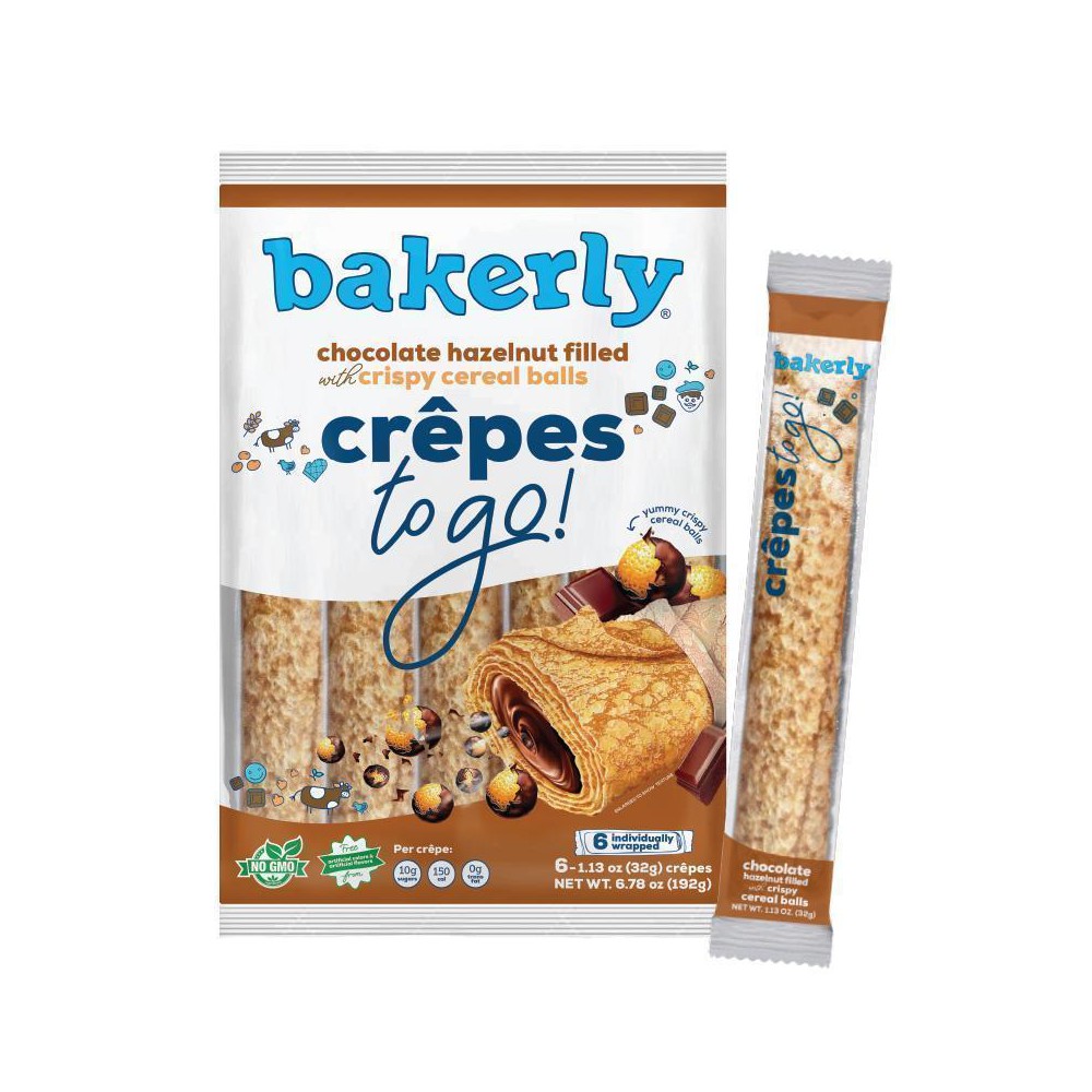 Bakerly Crunchy Chocolate Hazelnut Crepe 6.78 oz