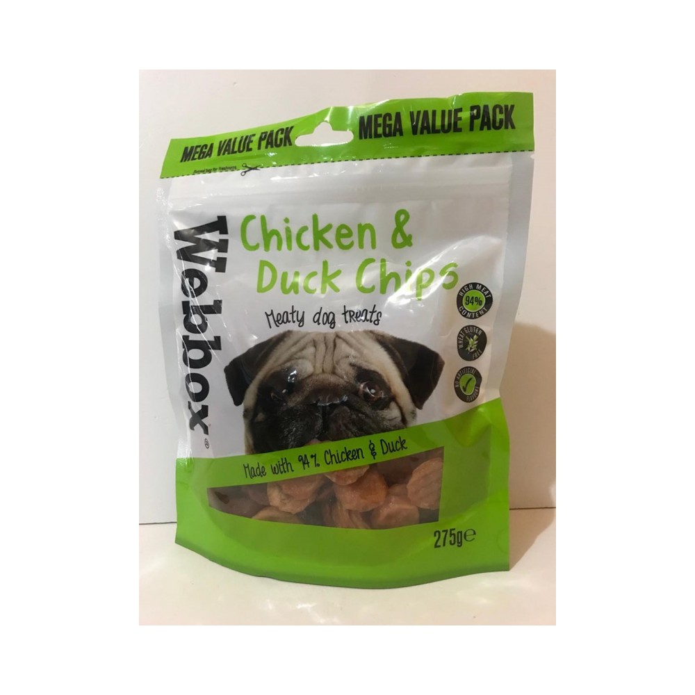 Webbox Chicken and Duck Chips 275g
