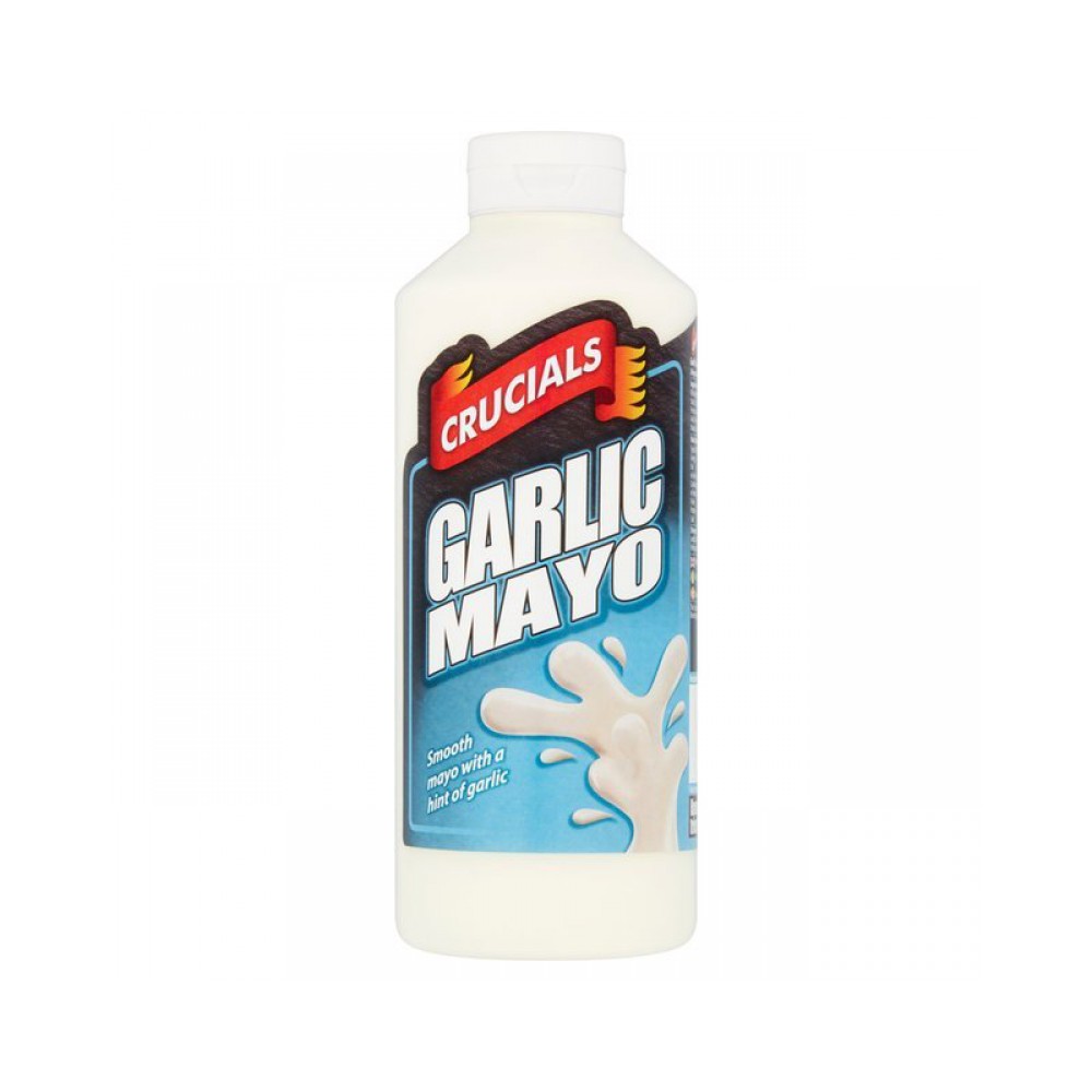 Crucials Garlic & Mayo Squeezy Sauce 500ml