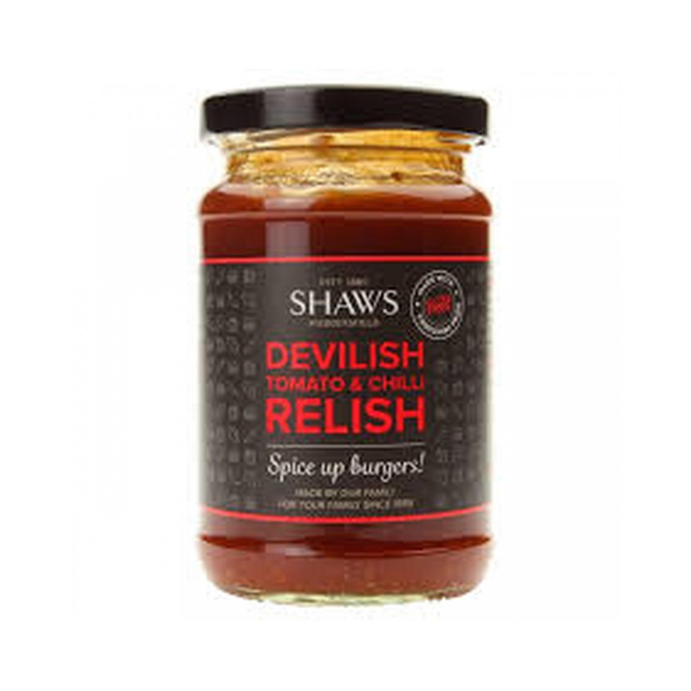 Shaws Devilish Tomato & Chilli Relish 300g