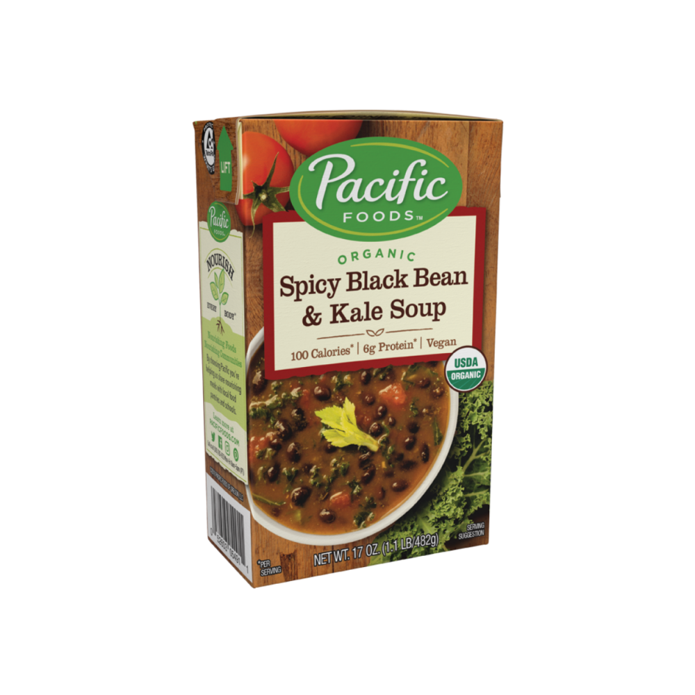 Pacific Foods Spicy Black Bean & Kale 17 oz