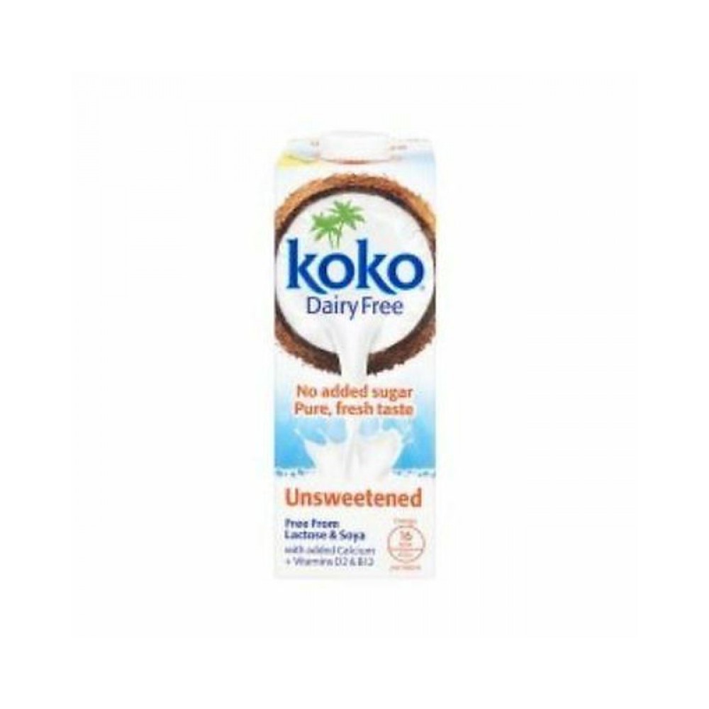 Koko Dairy Free Unsweetened Milk 1 Ltr