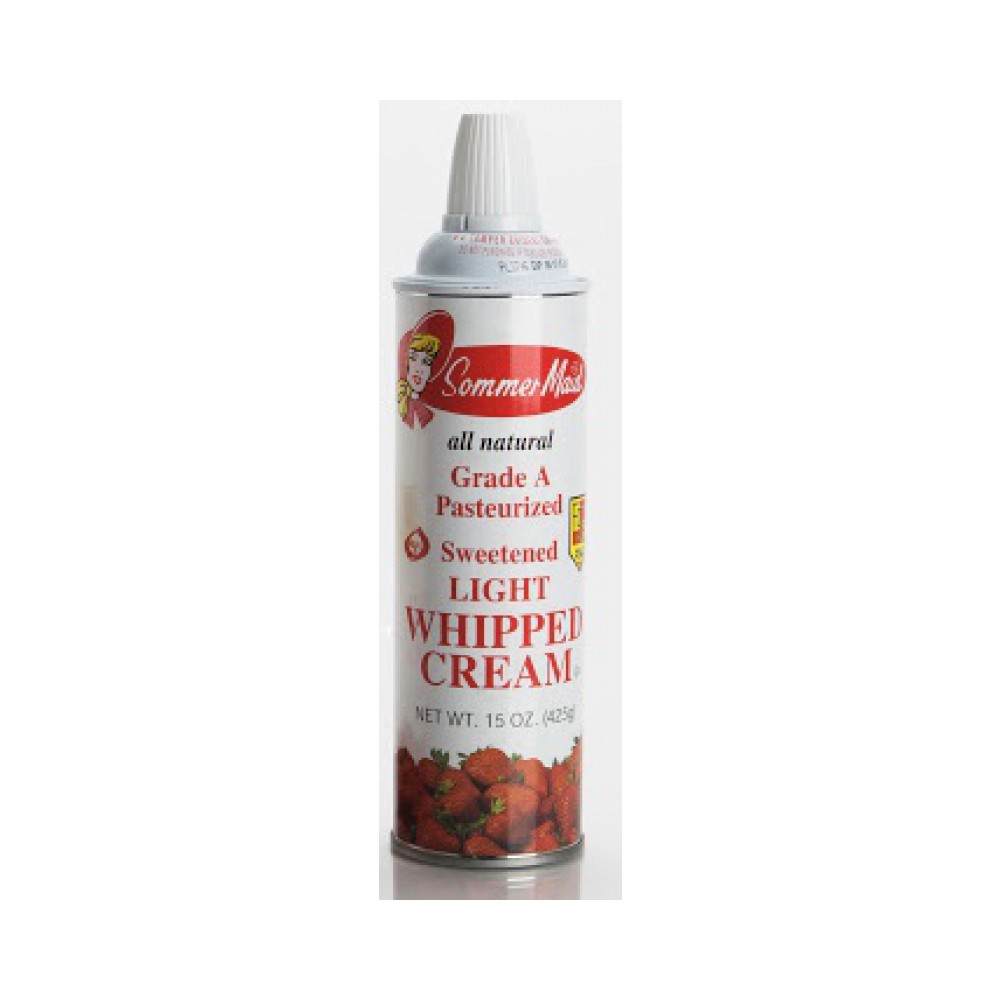 Cream whipped topping 15oz can