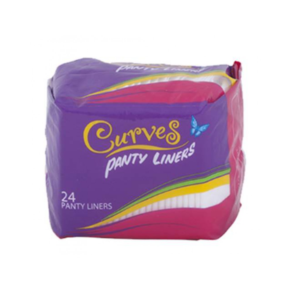 Curves panty liners 30 x 24's