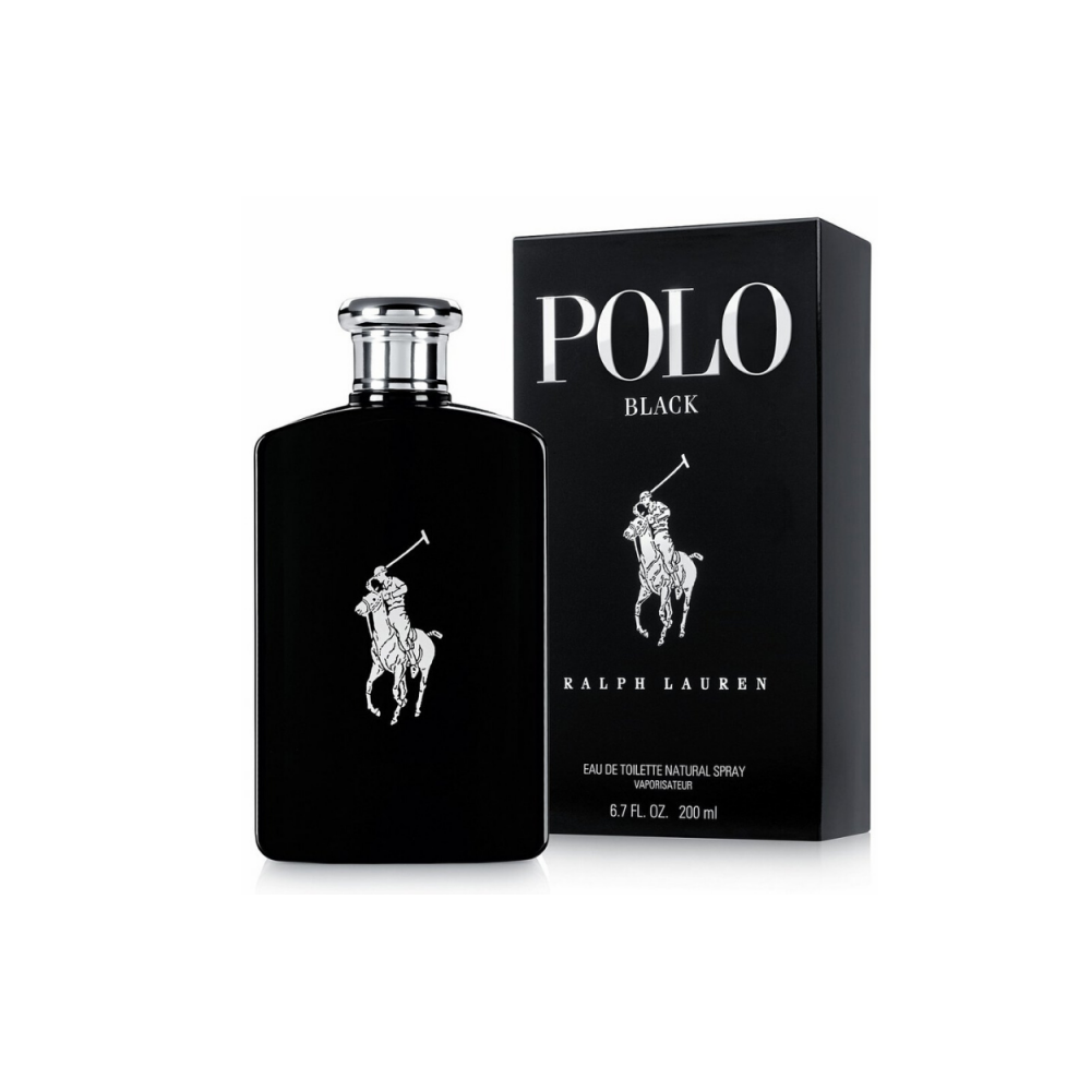 R lauren polo black edts 200ml