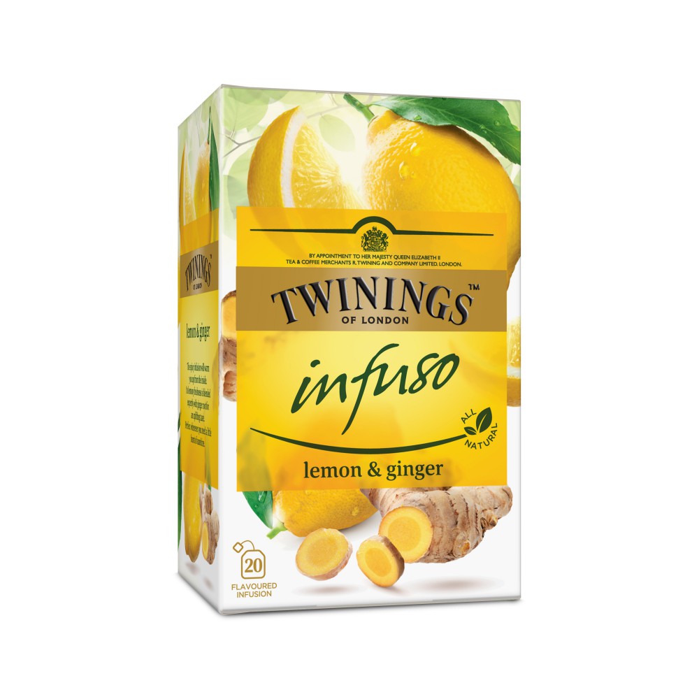 Twinings infuso lemon and ginger, 20x1.5g