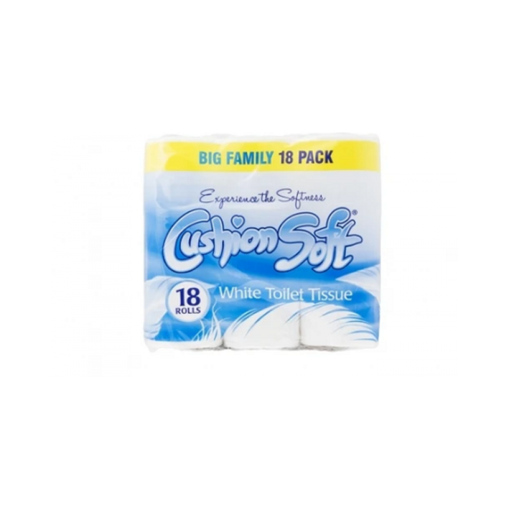 Cushion Soft Toilet Tissue White 18pk