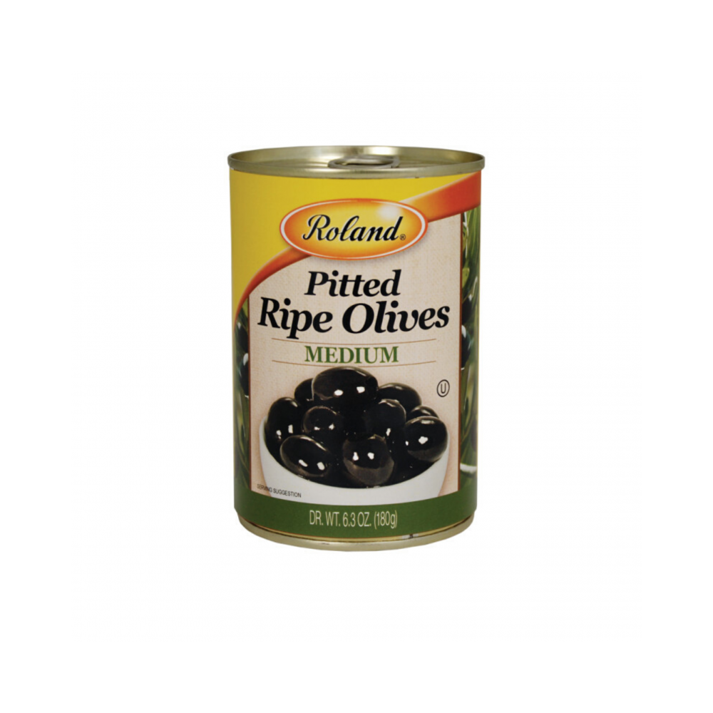 Roland Medium Pitted Ripe Olives 15 oz