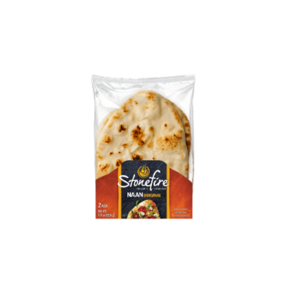 Stonefire naan plain bread 8.8 oz