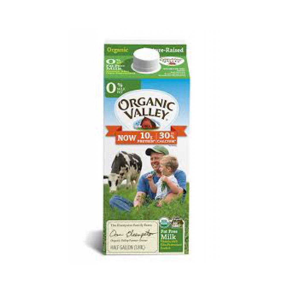 Milk organic skim 64oz