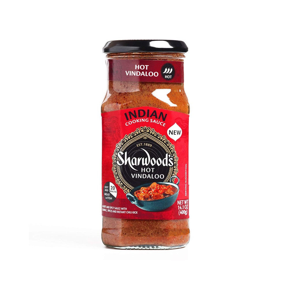 Sharwood's vindaloo cooking sauce