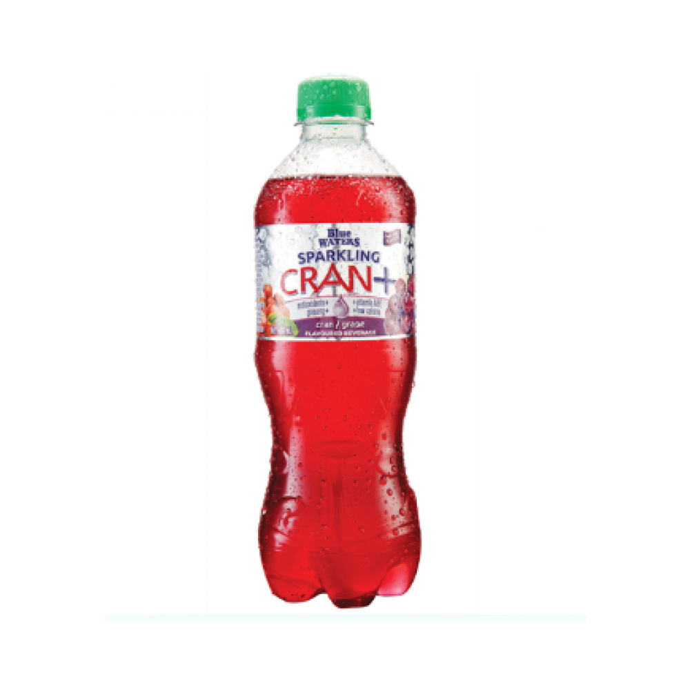 SPARKLING Blue Waters Cran Water (Cran/Grape) 24 x 500ml