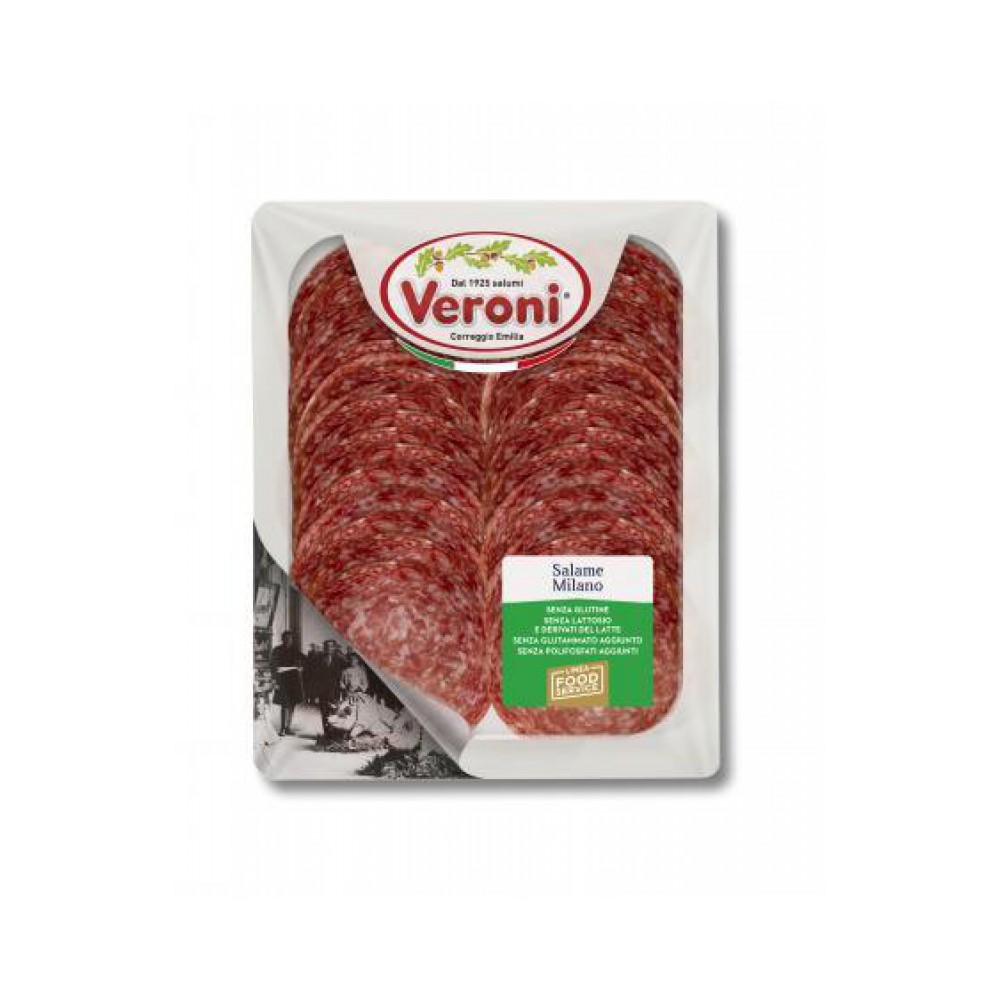 Veroni salame milano sliced 4 oz