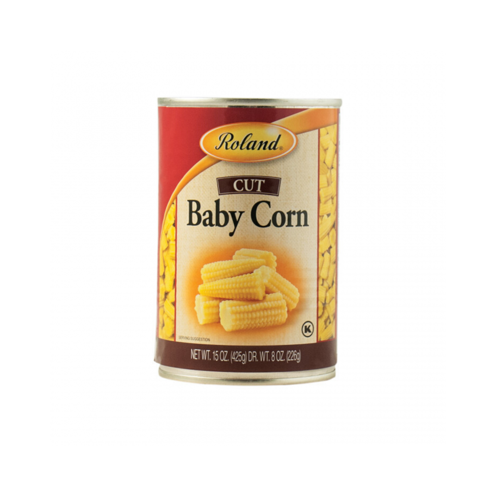 Roland Baby Corn, Cut 15 oz