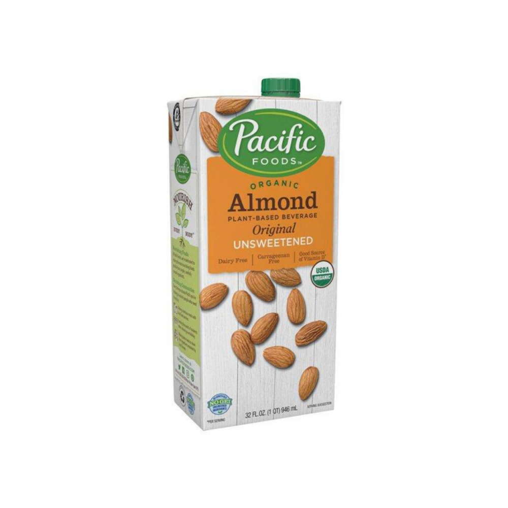 Pacific Foods Almond Beverage Unsweetened 32 fl