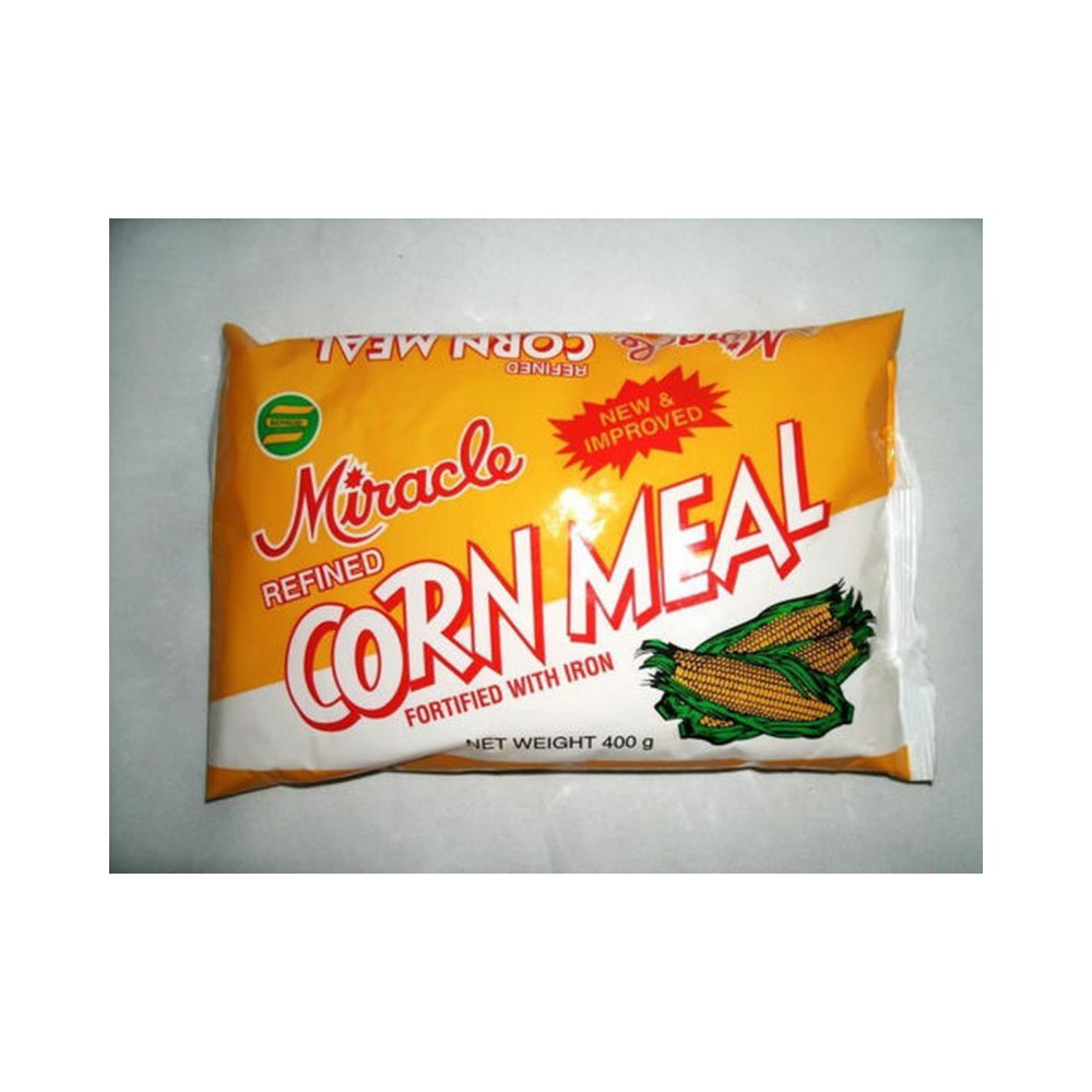 Miracle Refined Cornmeal From Yellow Corn 400g