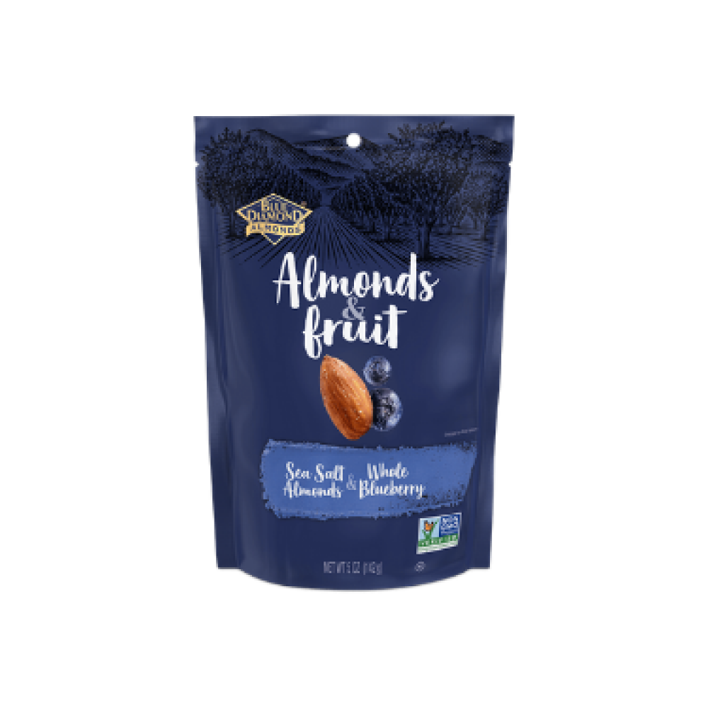 Blue diamond sea salt almonds and blueberry 142g