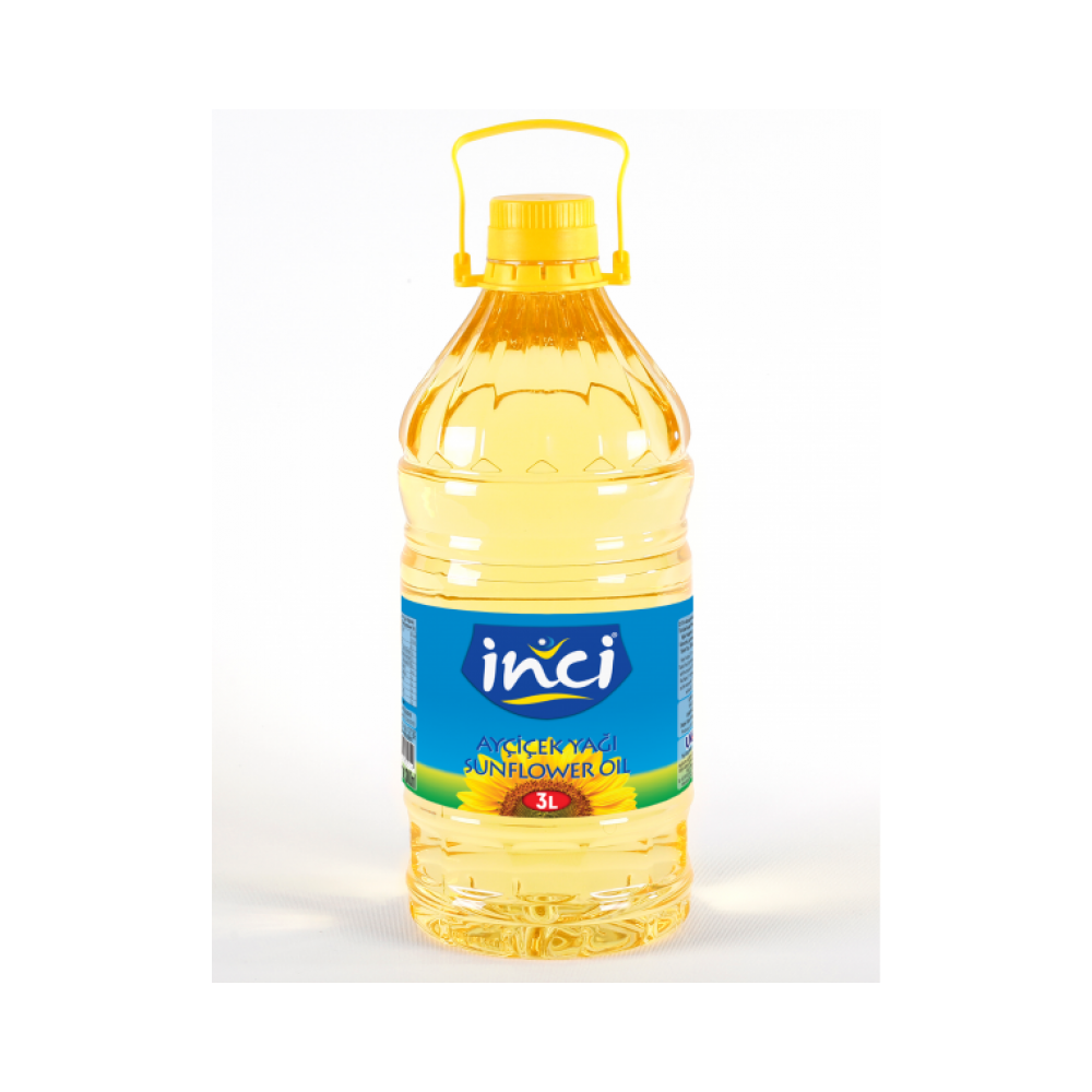 Inci Sunflower Oil - 6 x 3 ltr