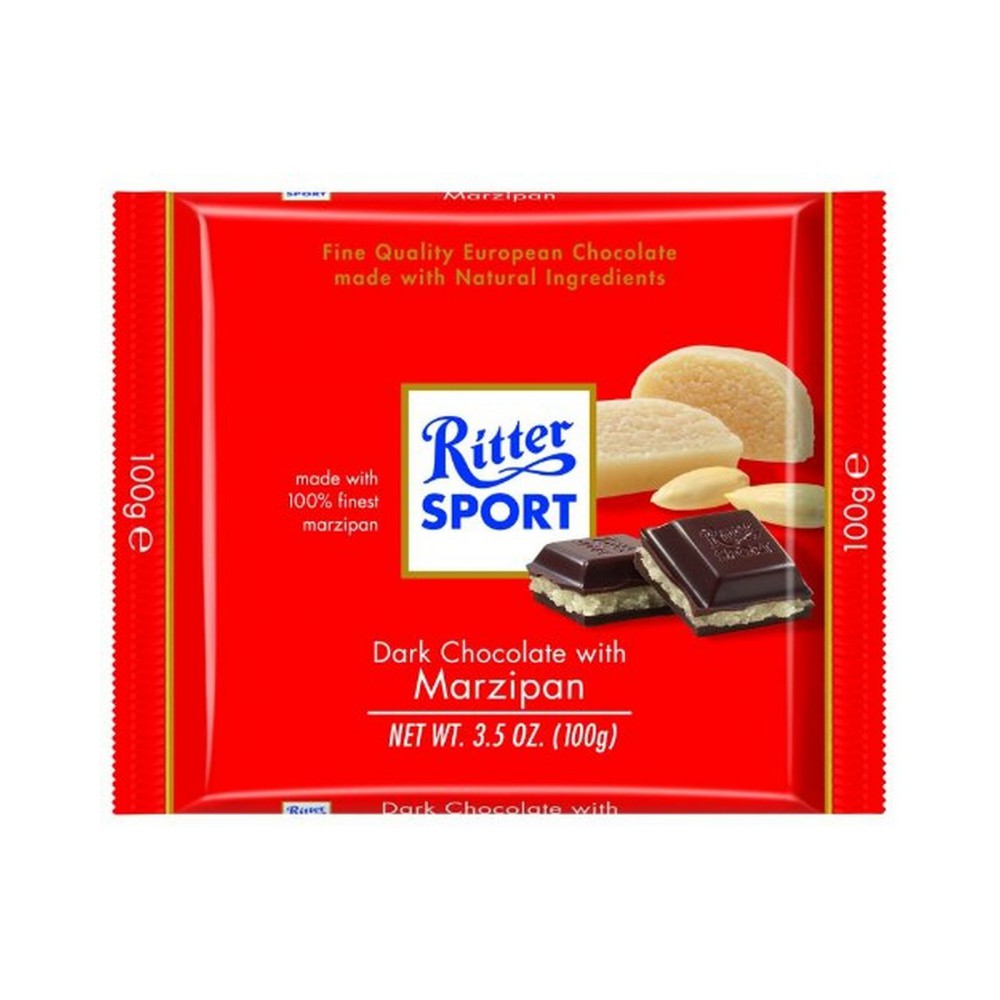 Ritter Marzipan in Dark Chocolate 100g